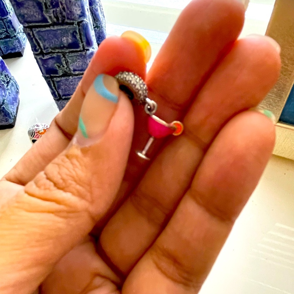 Martini Glass Charm